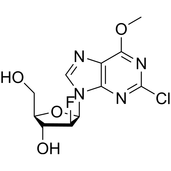 2-Chloro-9-(2-deoxy-2-fluoro-β-D-arabinofuranosyl)-6-methoxy-9H-purine 758705-70-3